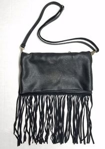 Urban Originals Fringed Fold-over Clutch Purse